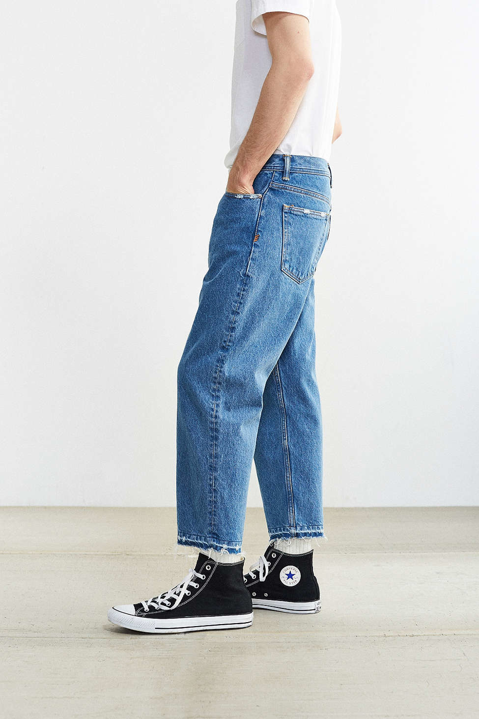 Cut off jeans mens deals